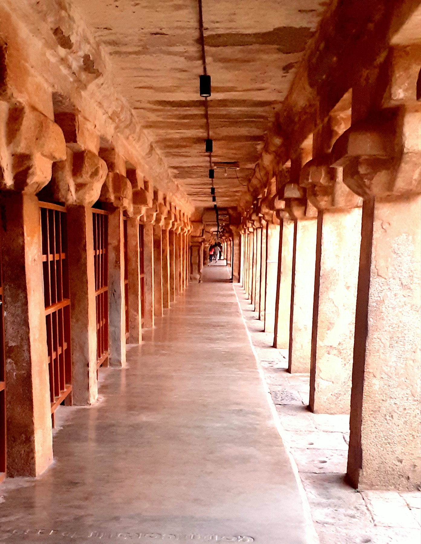 Cloister corridor of the Big Temple, Thanjavur